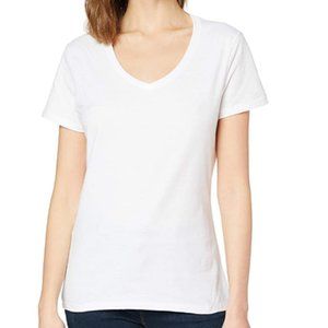 Women's short sleeve V-neck T-shirt